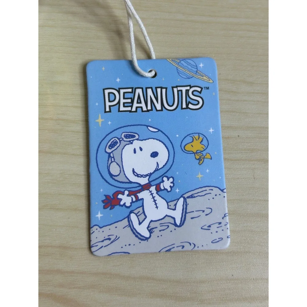 Miniso Peanuts Snoopy‎ Holographic Iridescent Cosmetic Bag Astronaut Pouch New